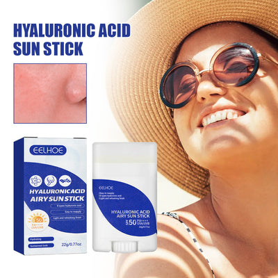 SPF50 Sun Block Stick Lightweight & Waterproof Hyaluronic Acid Protection