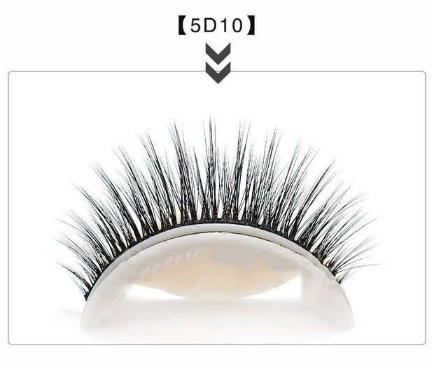 Glue-Free 5D Self-Adhesive False Eyelashes Easy Wear