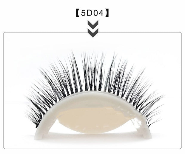 Glue-Free 5D Self-Adhesive False Eyelashes Easy Wear
