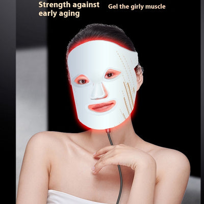 LED Photon Silicone Beauty Mask  Skin Rejuvenation Device